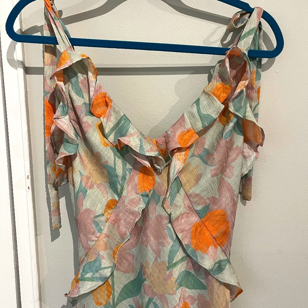 Astr Floral Dress MIDI